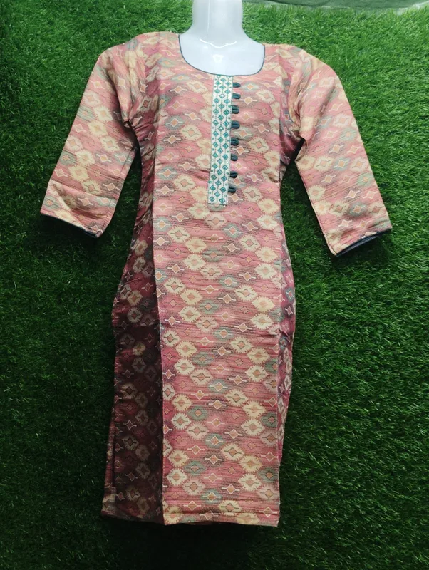 Women's Cotton Long-Sleeve Kurti