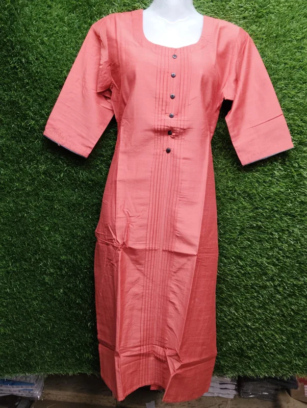 Women's Linen Button-Up Long-Sleeve Tunic