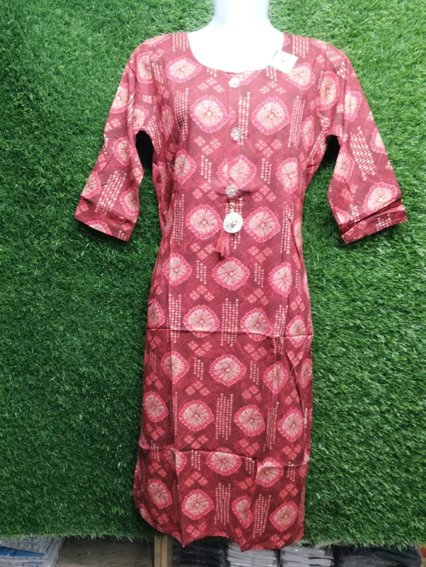 Women's Rayon Kurti with Print