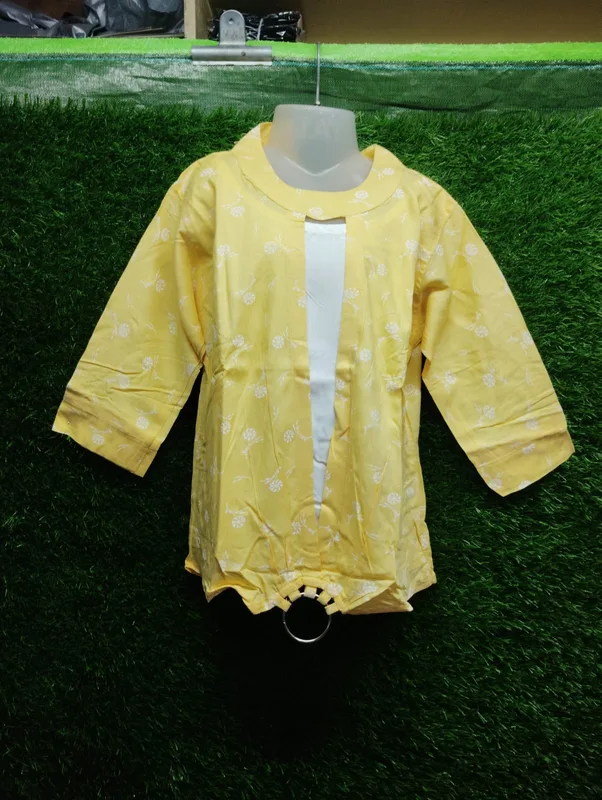 Yellow Designer Top