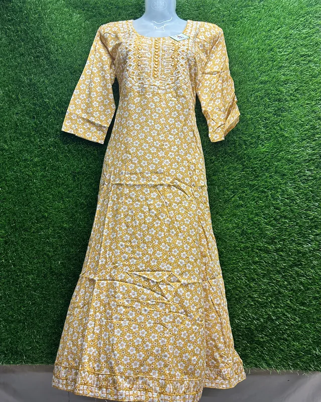 Women's Cotton Floral Kurti