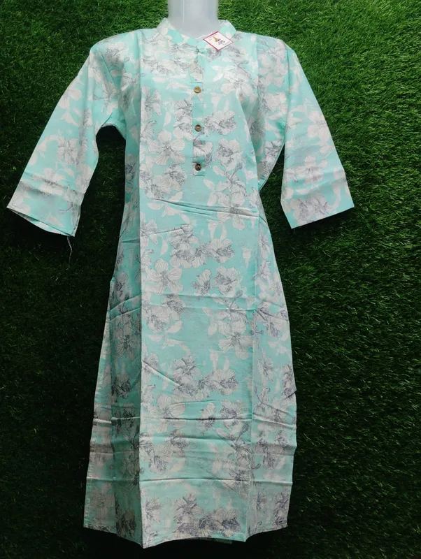 Women's Cotton Floral Print Kurti