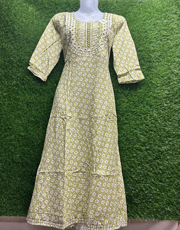 Women's Cotton Long-Sleeve Tunic Top