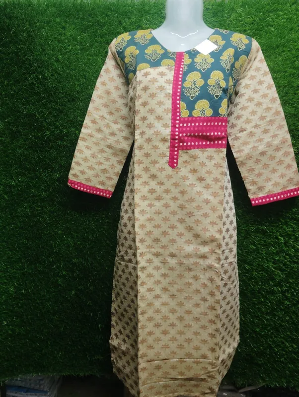 Women's Cotton Kurtis with Embroidery