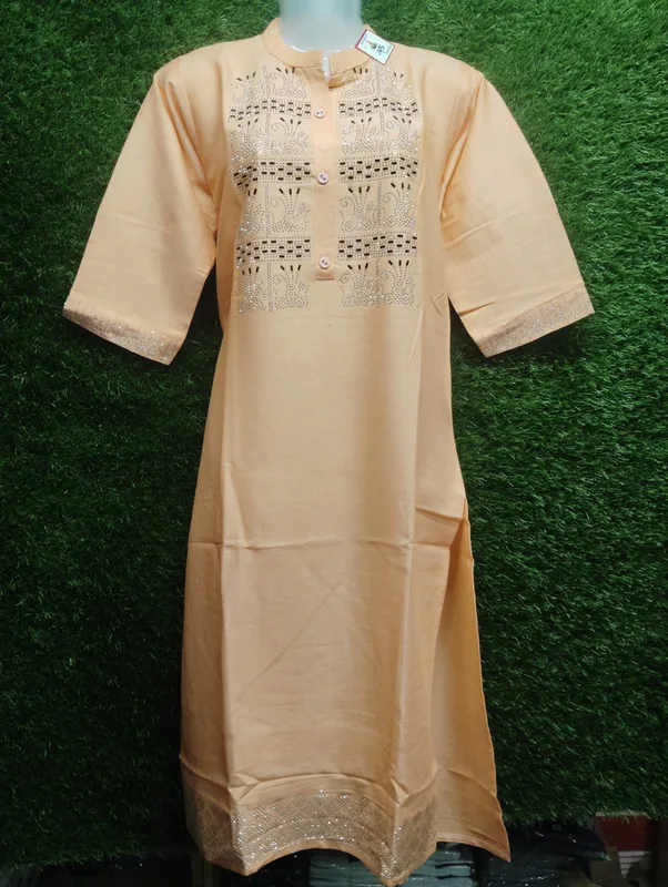 Women's Rayon Embroidered Kurti