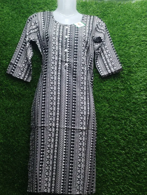 Women's Cotton Print Dress Top