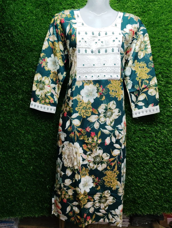 Women's Floral Print Kurti