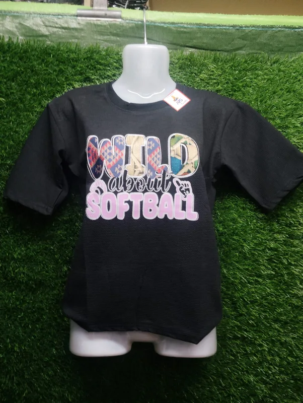 Women's Printed Softball T-Shirt
