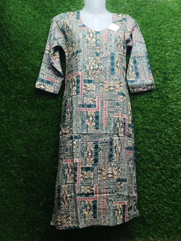 Women's Printed Rayon Kurti