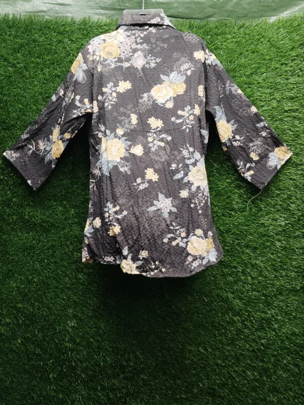 Floral Button Shirt Top