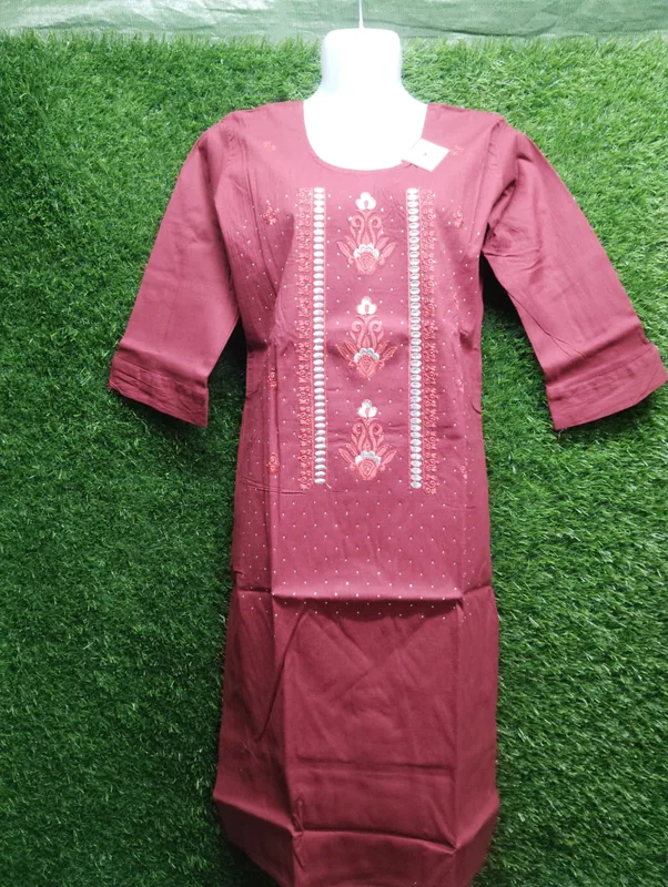 Women's Cotton Embroidered Kurti