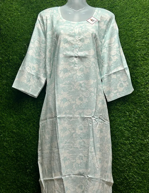 Women's Rayon Button-Up Floral Top